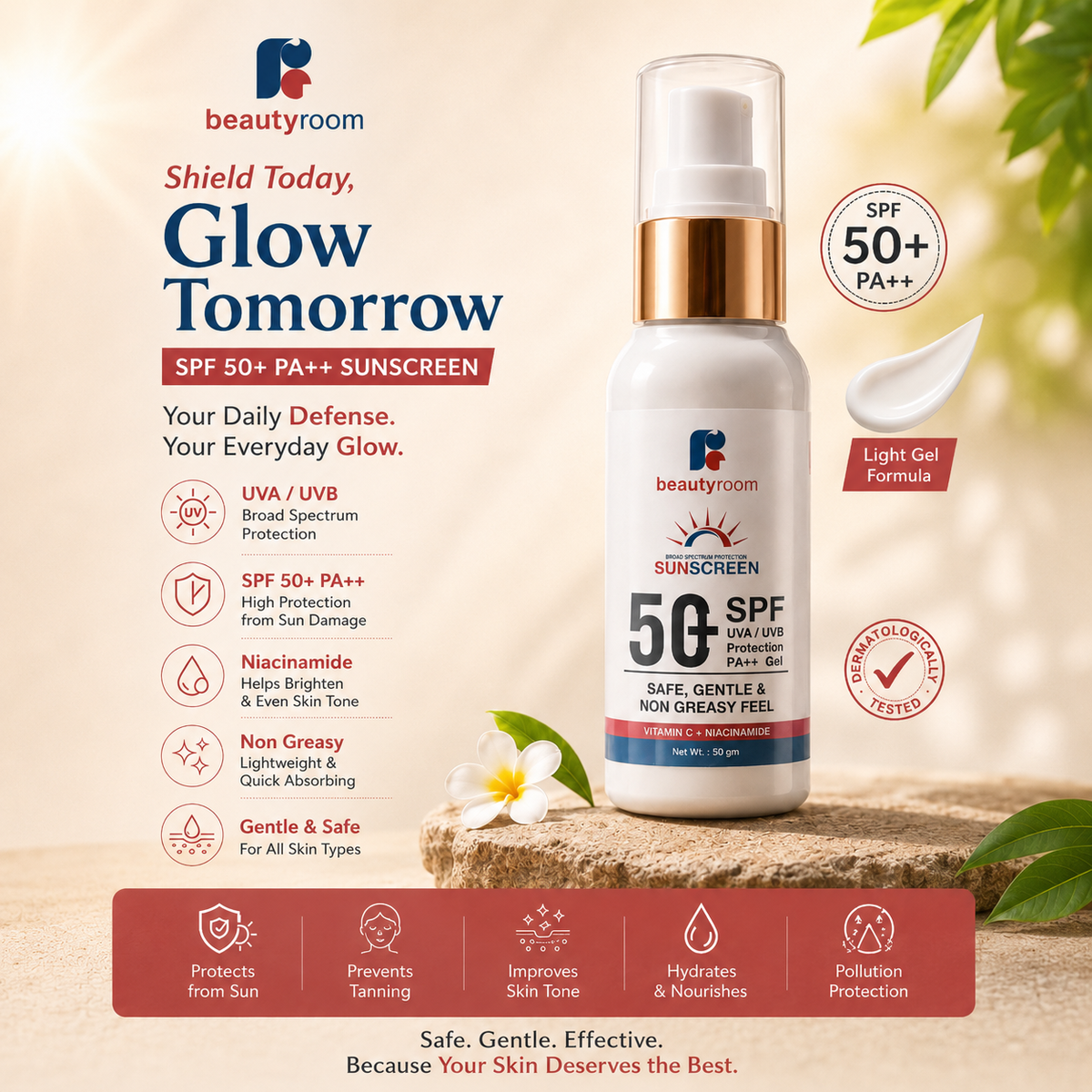 SUNSCREEN (SPF 50++)